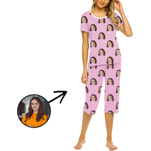 Load image into Gallery viewer, Custom Photo Pajamas For Women I Love My Dog
