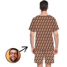 Load image into Gallery viewer, Custom Photo Pajamas For Men Mash Face
