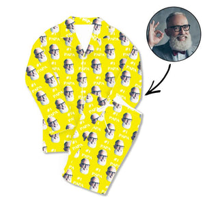 Father's Day Custom Photo Pajamas #1 Papa