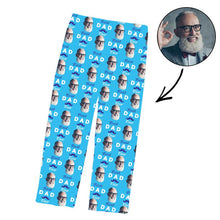 Load image into Gallery viewer, Father&#39;s Day Custom Photo Pajamas Pants Best Dad
