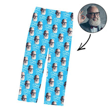 Load image into Gallery viewer, Father&#39;s Day Custom Photo Pajamas Pants Happy Fathday¡®s Day
