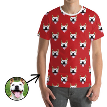 Load image into Gallery viewer, Custom Photo T-shirt Unisex I Love Dog

