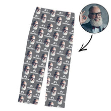 Load image into Gallery viewer, Father&#39;s Day Custom Photo Pajamas Pants #1 Grandpa
