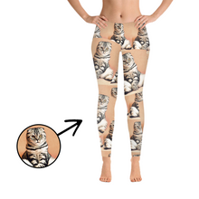 Load image into Gallery viewer, Custom Photo Leggings Whole Cat Photo
